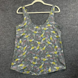 Intimately Free People Floral Tank Top Womens Small Flowy Oversized Prairiecore‎